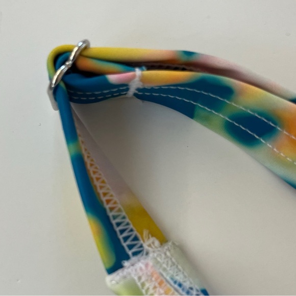 BloomChic Women’s Graphic Print Knotted Front Tiered Tankini Swim Top Size 12 - Picture 12 of 13